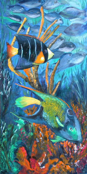 Angel Fish, 24x48". Click to go back to thumbnails.